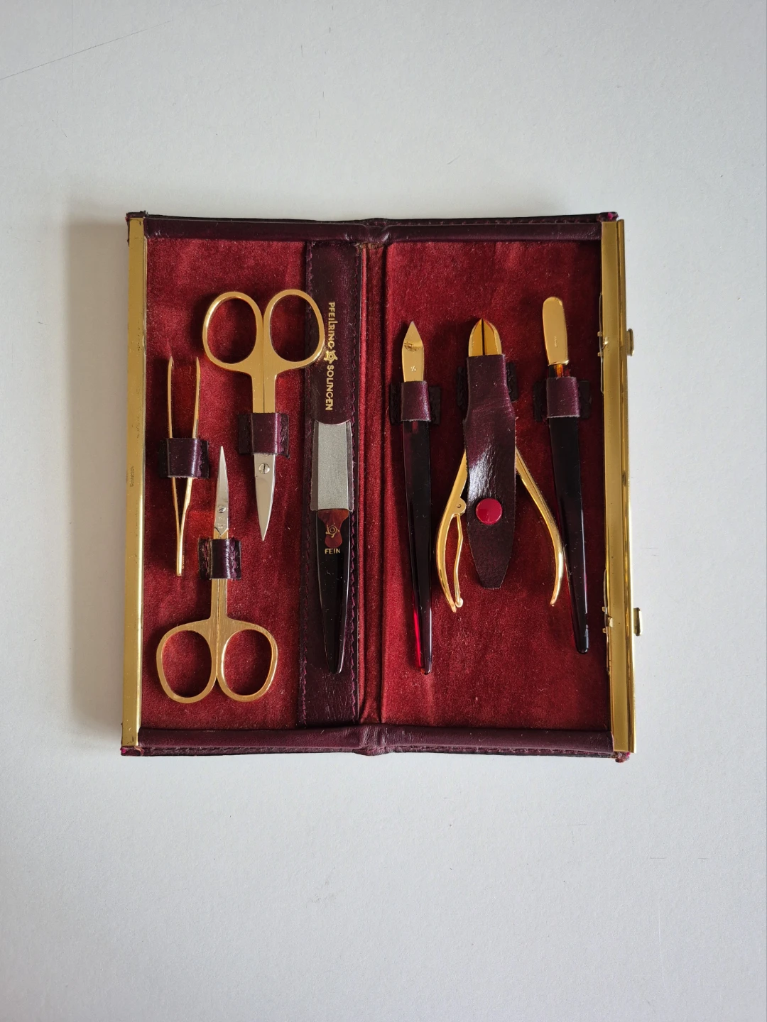 Vintage Pfeilring Solingen 7-Piece Nail Manicure Pedicure Set - photo 4