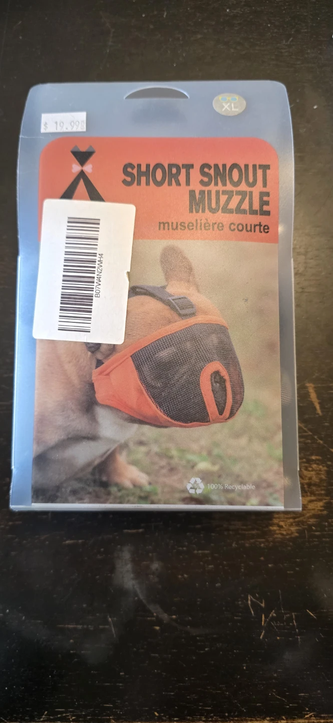 Short Snout Dog Muzzle XL