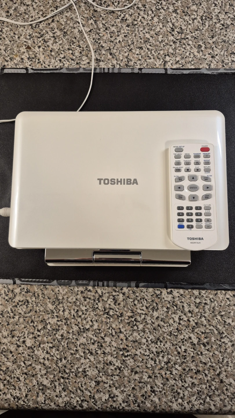 Toshiba Portable DVD Player with Remote & AC Adapter