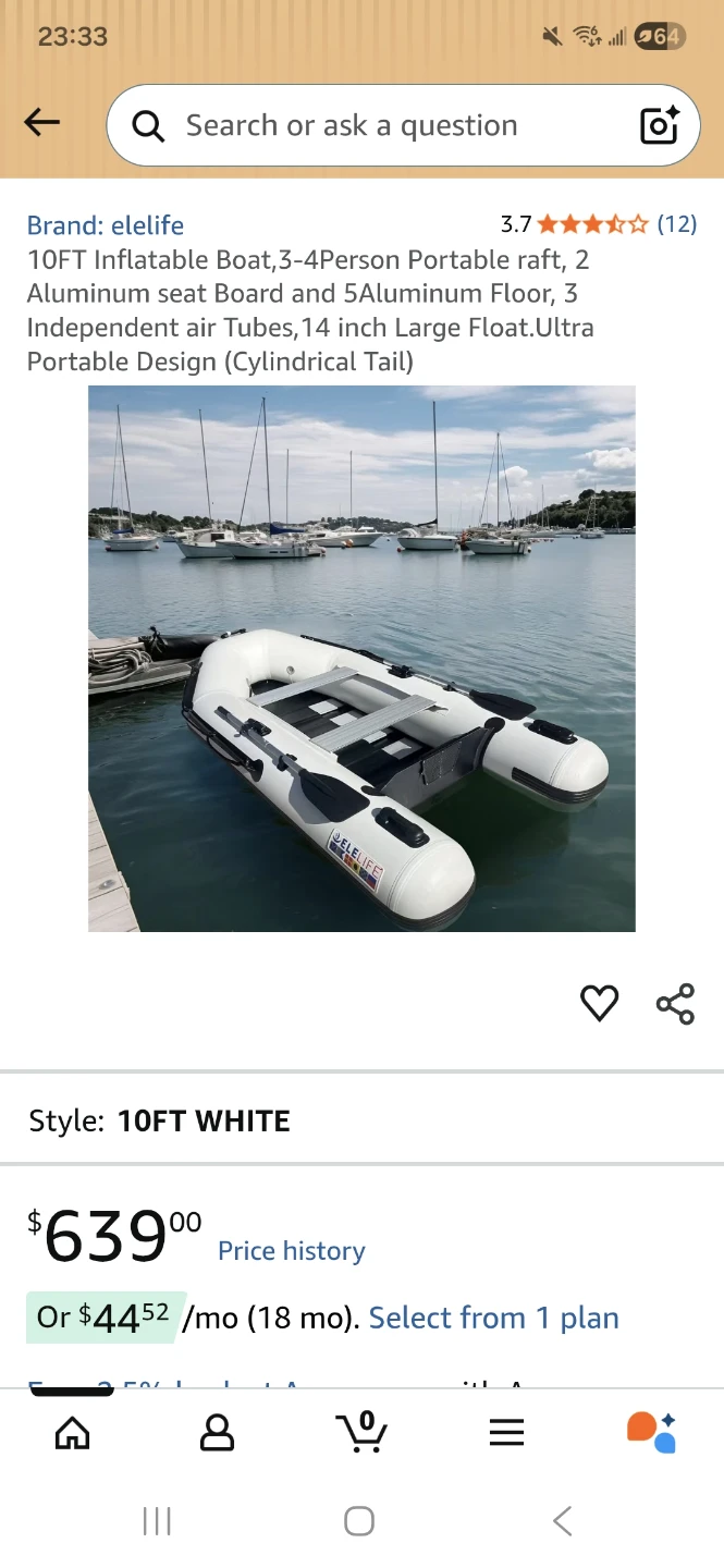 Ele Life Inflatable Boat