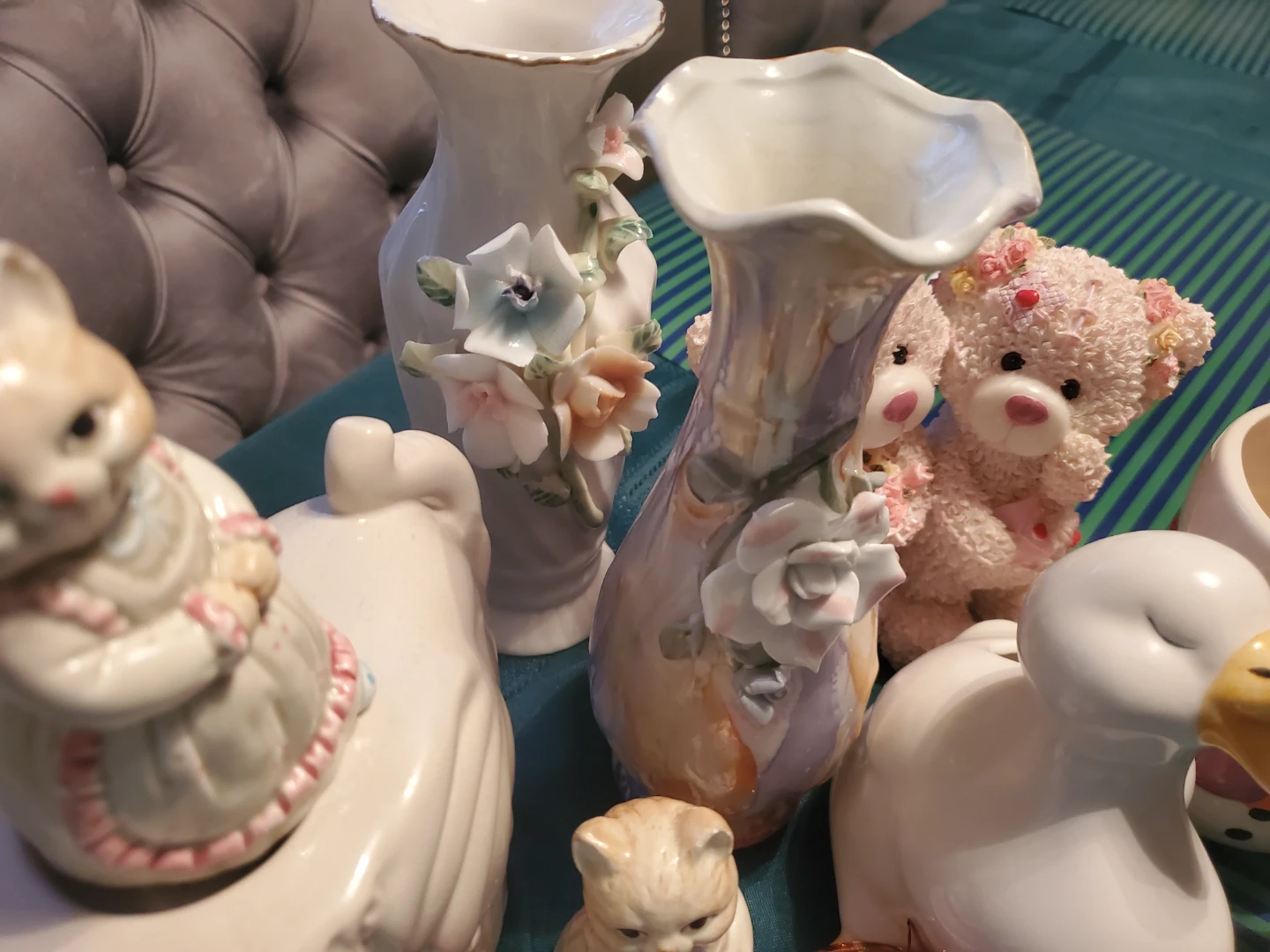 Ceramic Animal and Holiday Figurines Lot - photo 5