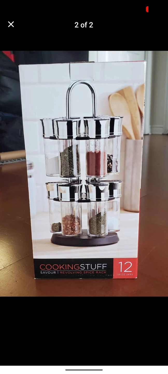 Revolving Spice Rack - 12 Spice Jars