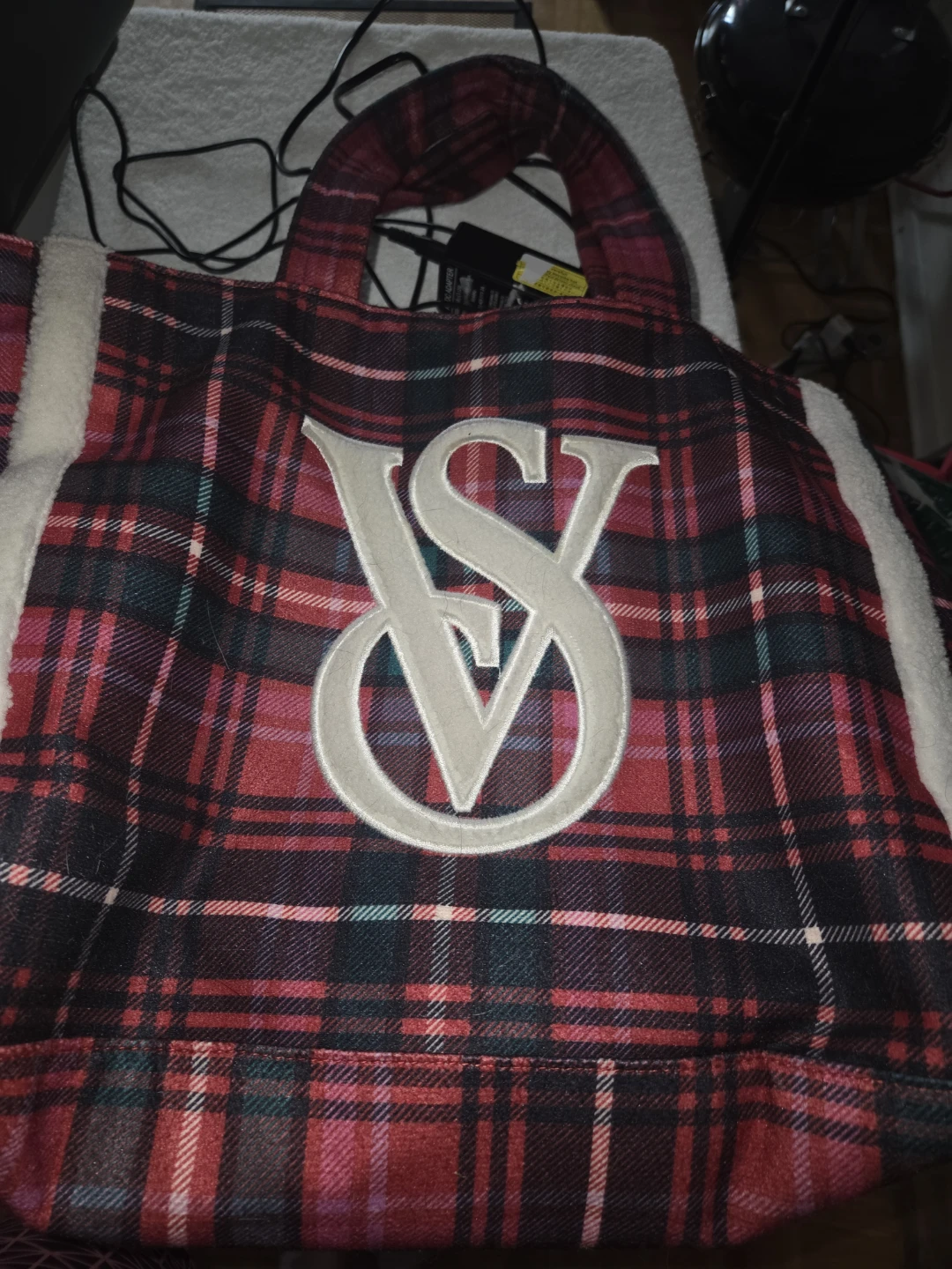 Victoria's Secret Plaid Tote Bag