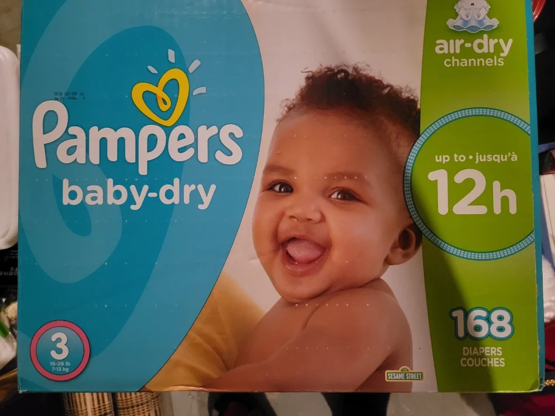 2 boxes of Pampers Baby-Dry Diapers Size 3 - photo 2