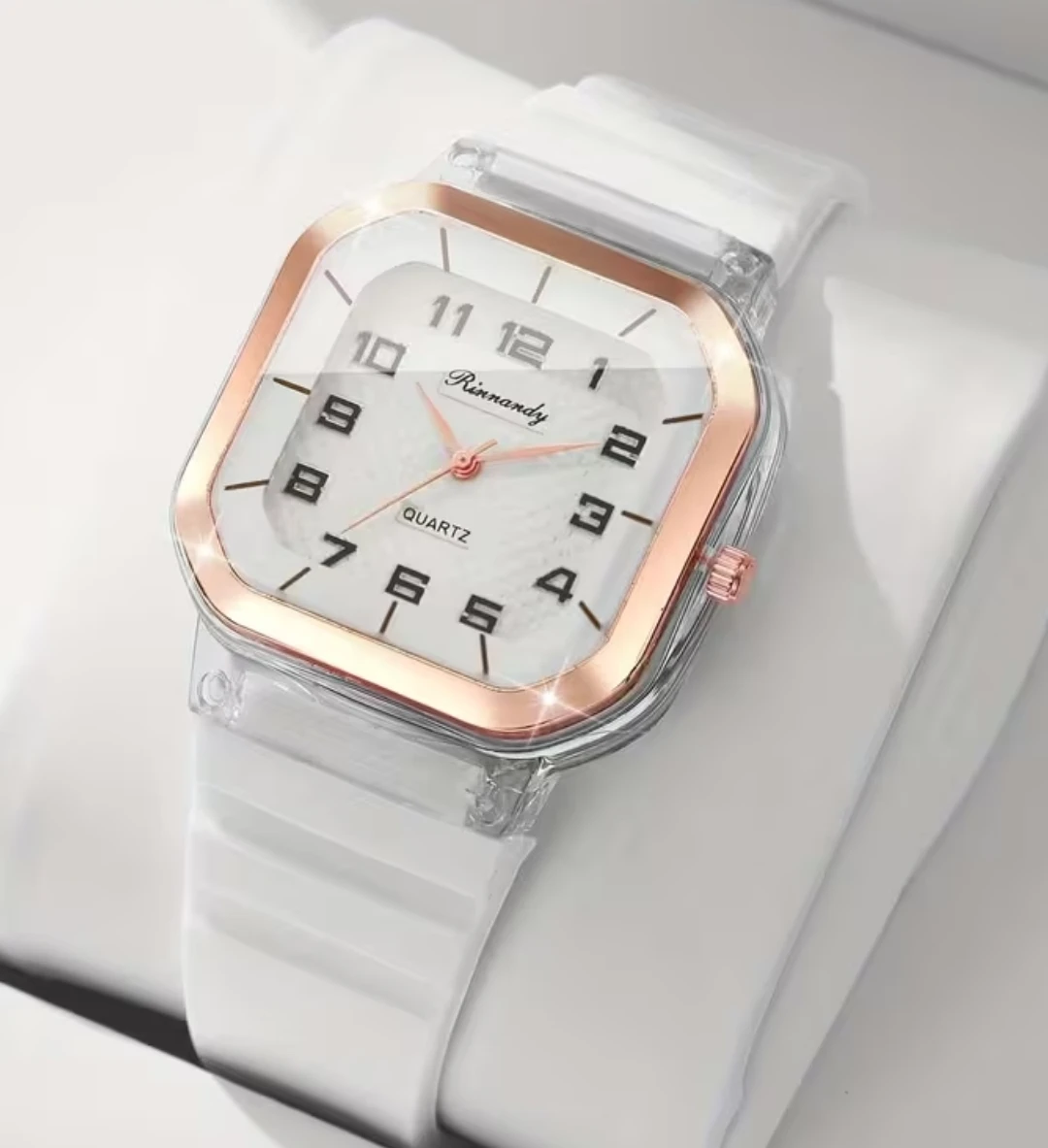 Rinnandy White Square Watch - photo 2