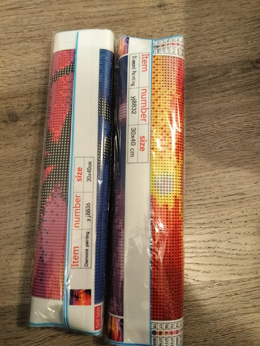 Set of 2 Sunset Diamond Painting Kits 30x40cm