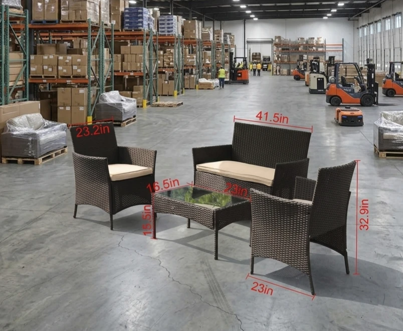 Wicker Patio Furniture Set new