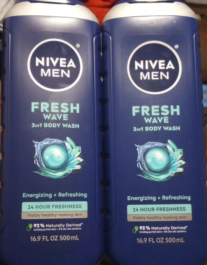 Nivea Men Body Wash 2-pack - Fresh Wave 3-in-1