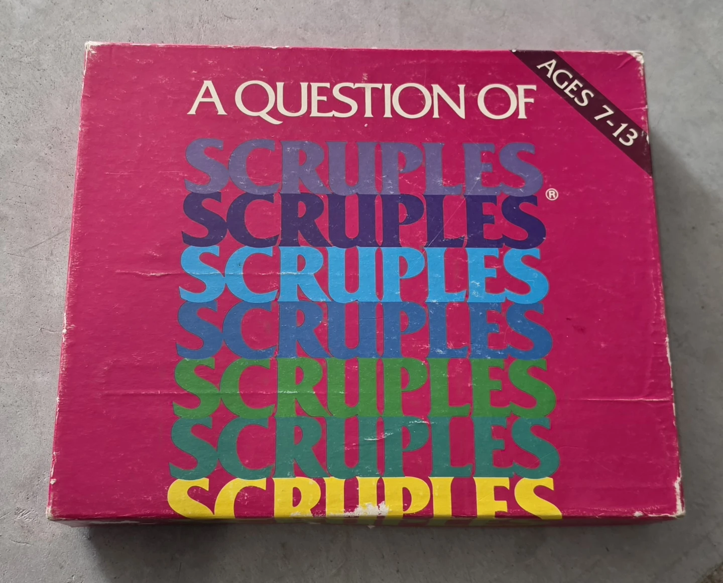 A Question of Scruples Board Game Ages 7-13