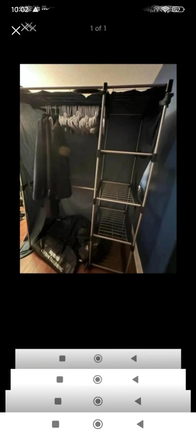 Portable Wardrobe Closet Clothes Organizer