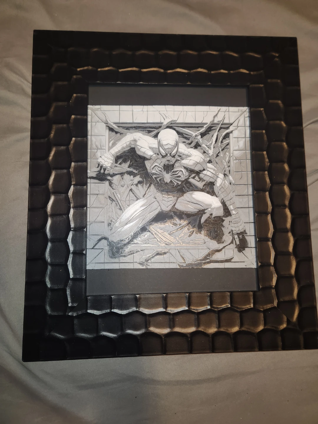 Spiderman Framed 3d Art