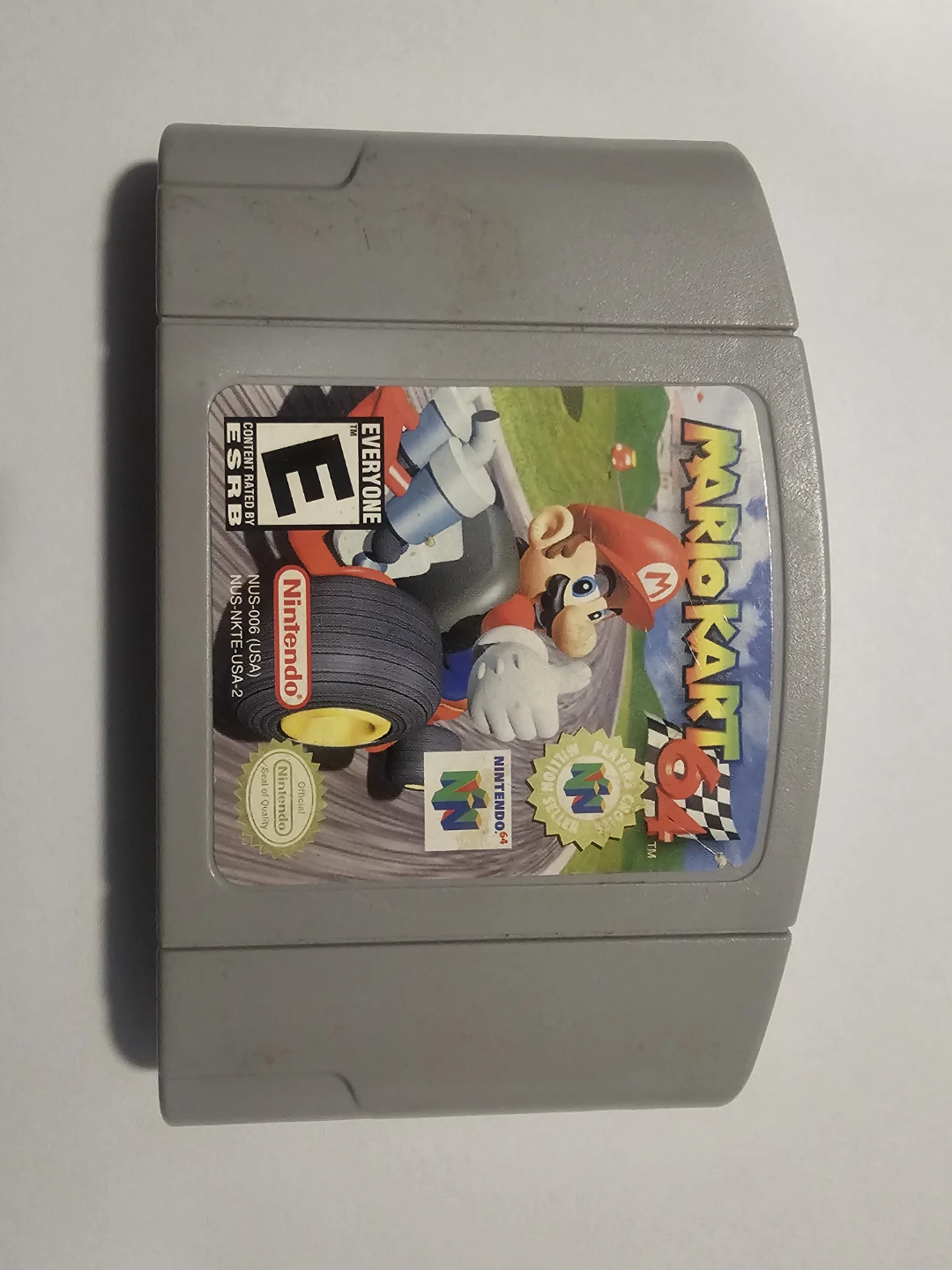 Mario Kart 64 - Nintendo 64 Game Cartridge