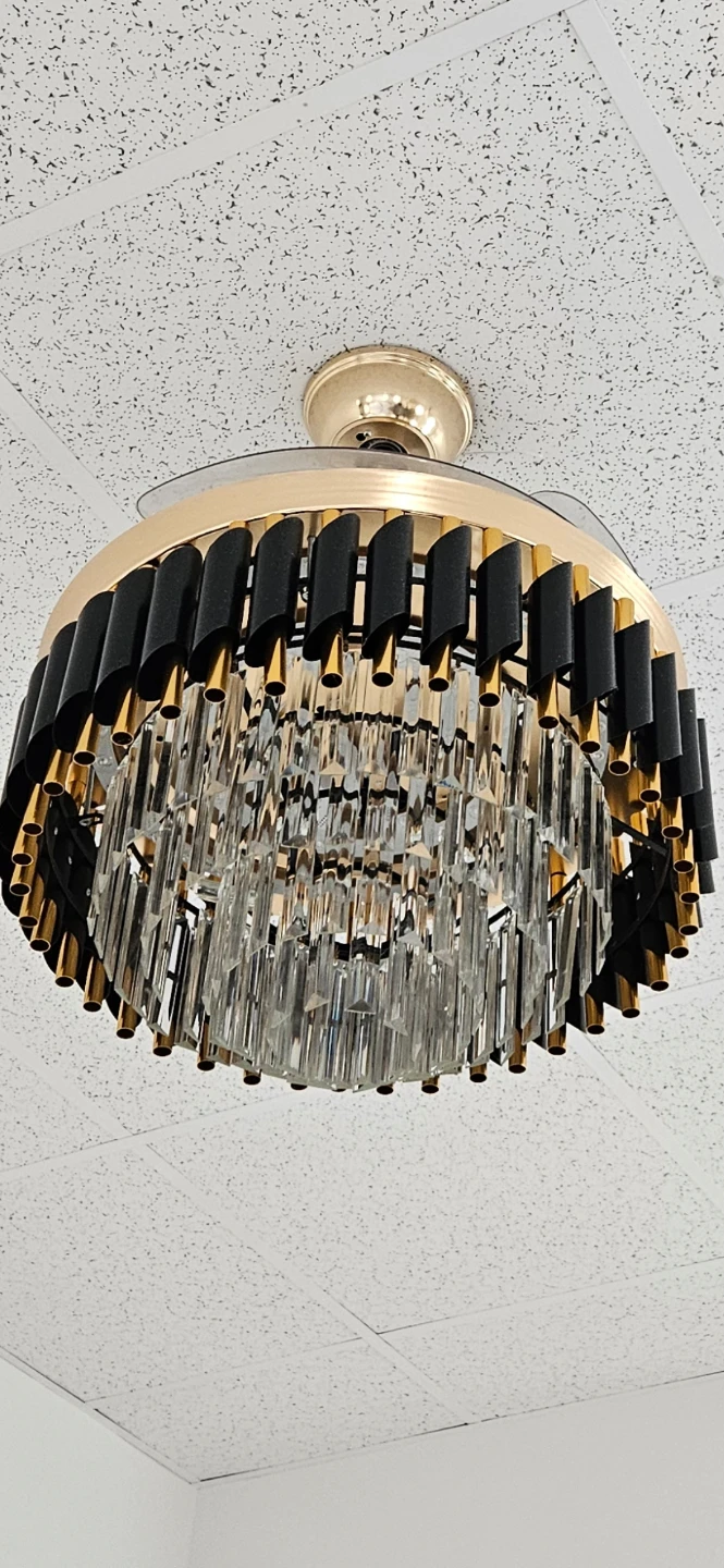 Ceiling fan chandeliers