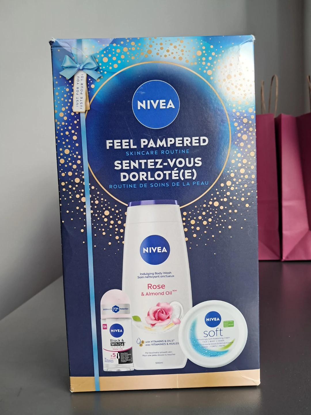 Nivea Feel Pampered Skincare Routine Gift Set