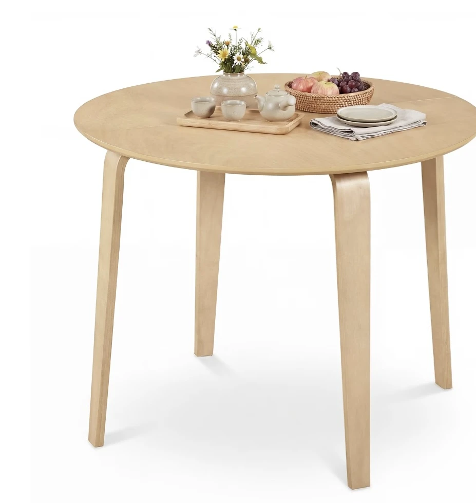 Round Wood Dining Table - photo 3