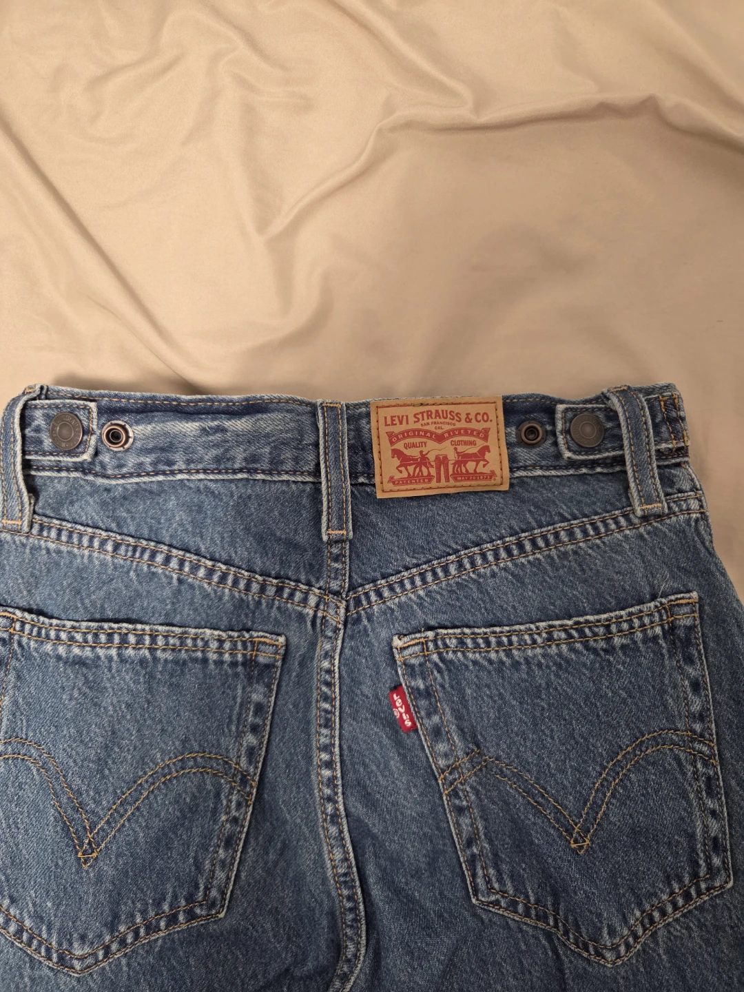 Levi's Cinch wide leg Baggy Jeans Size 24 - photo 4