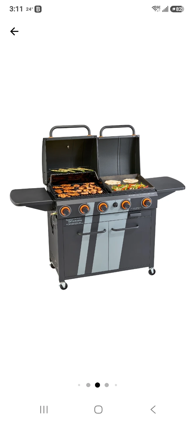 Master Chef 5-Burner Gas Grill and  Griddle - photo 2