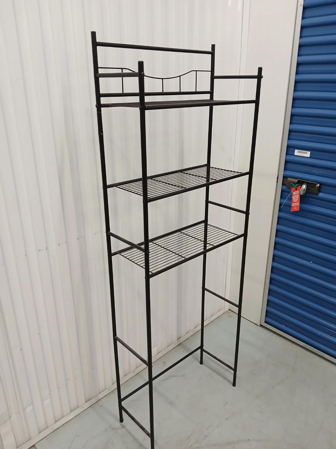 Metal 3-Tier Over-the-Toilet Shelf Rack 5'7"×25"×10"