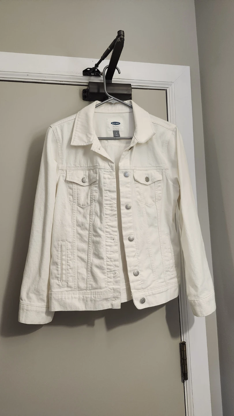 Old Navy White Denim Jacket