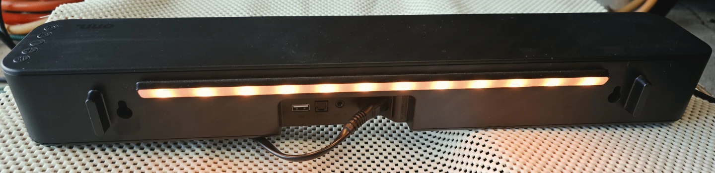 Onn Soundbar with LED Accent Light
