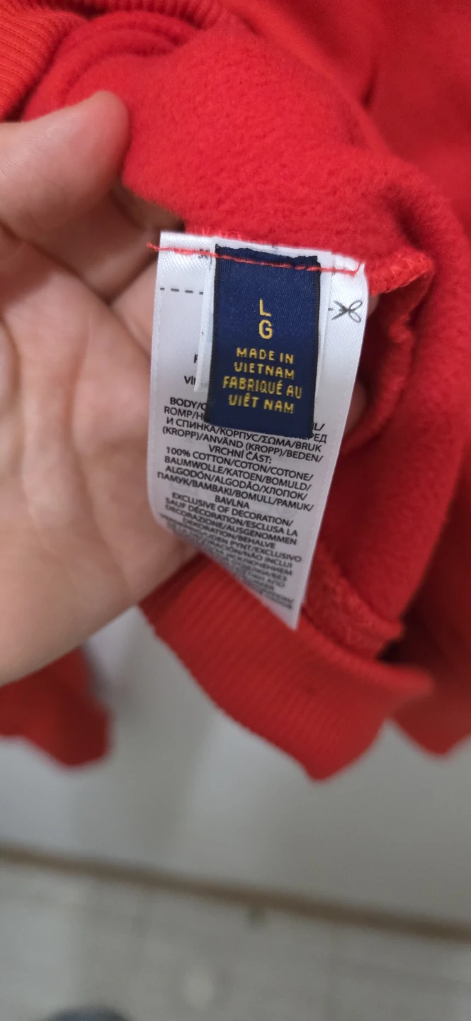 Polo Ralph Lauren Red Hoodie Size L - photo 5