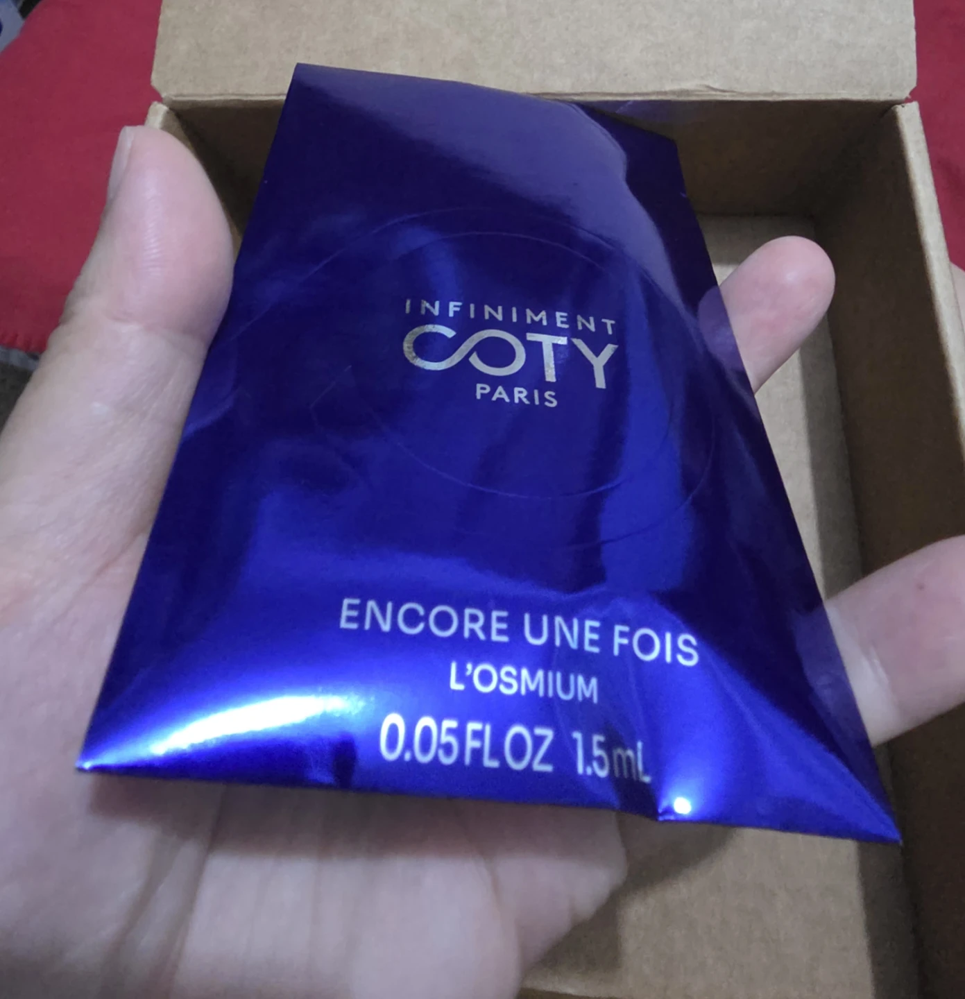 Coty Encore Une Fois L'Osmium Perfume Sample