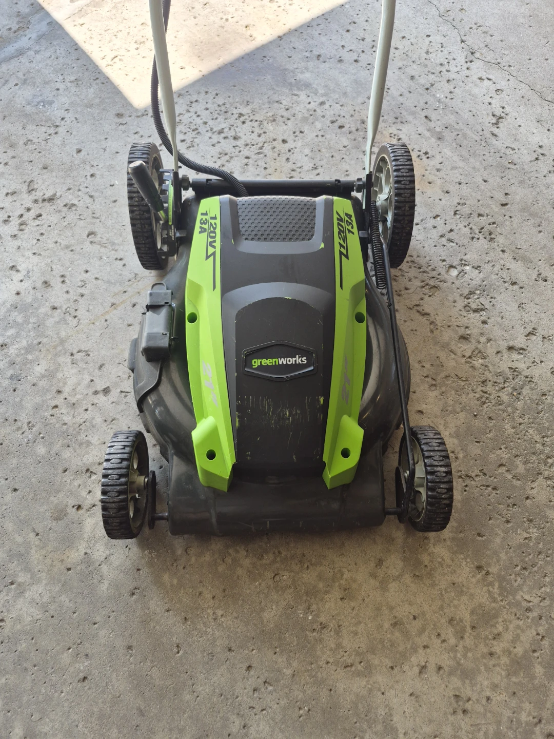Greenworks 120V 13A Electric Mower - photo 3