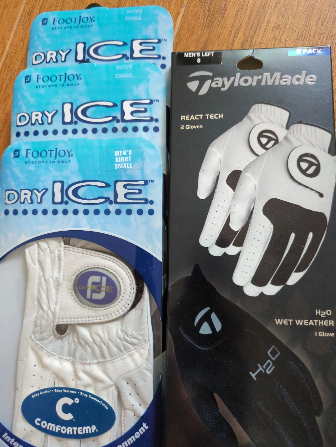 Golf Gloves (Small, Medium, Med/Large)