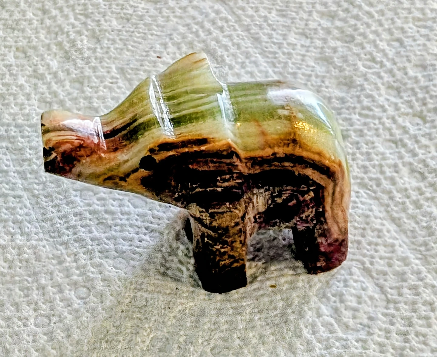 Carved Stone ( Onyx ) Animal Figurines - photo 4