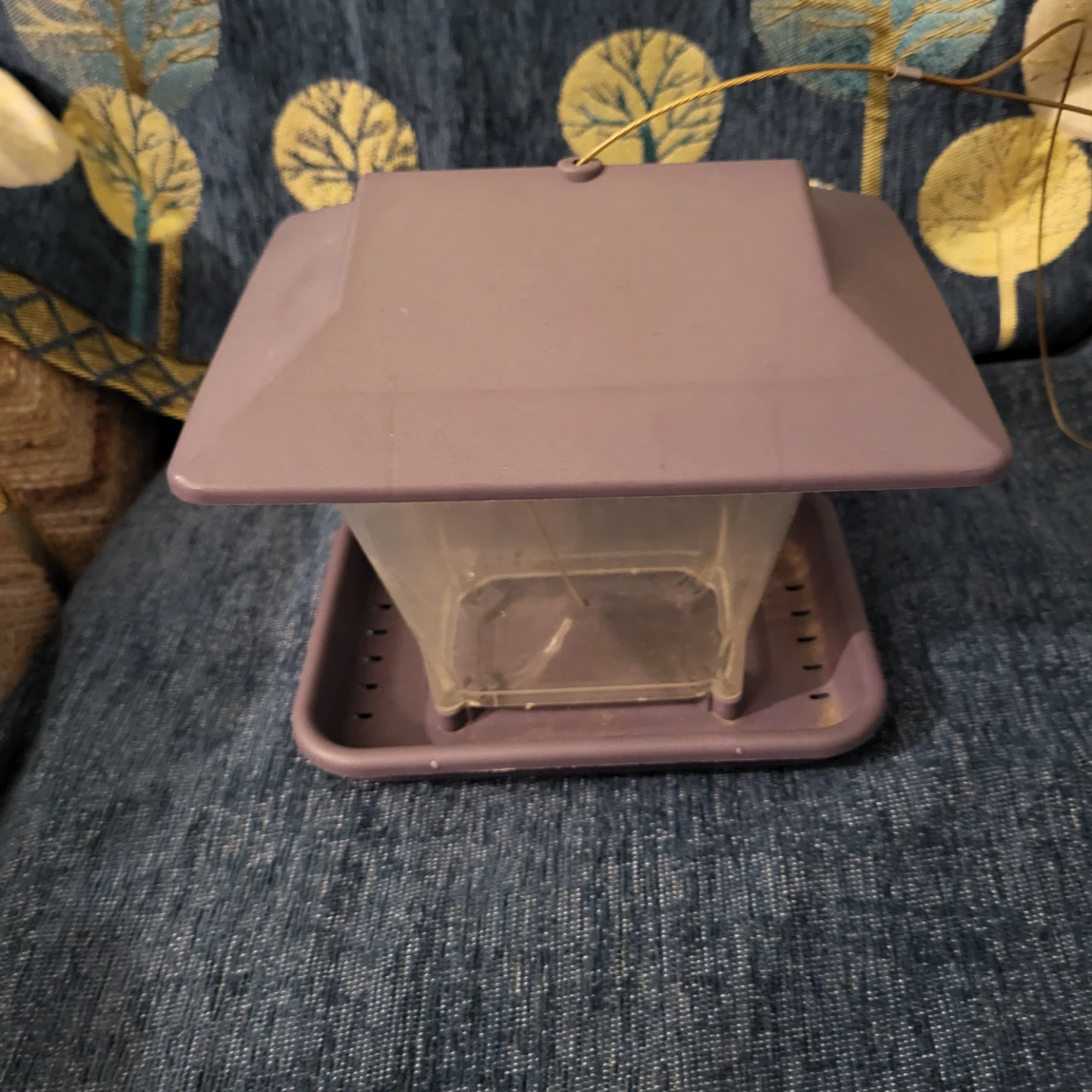 Purple Bird Feeder