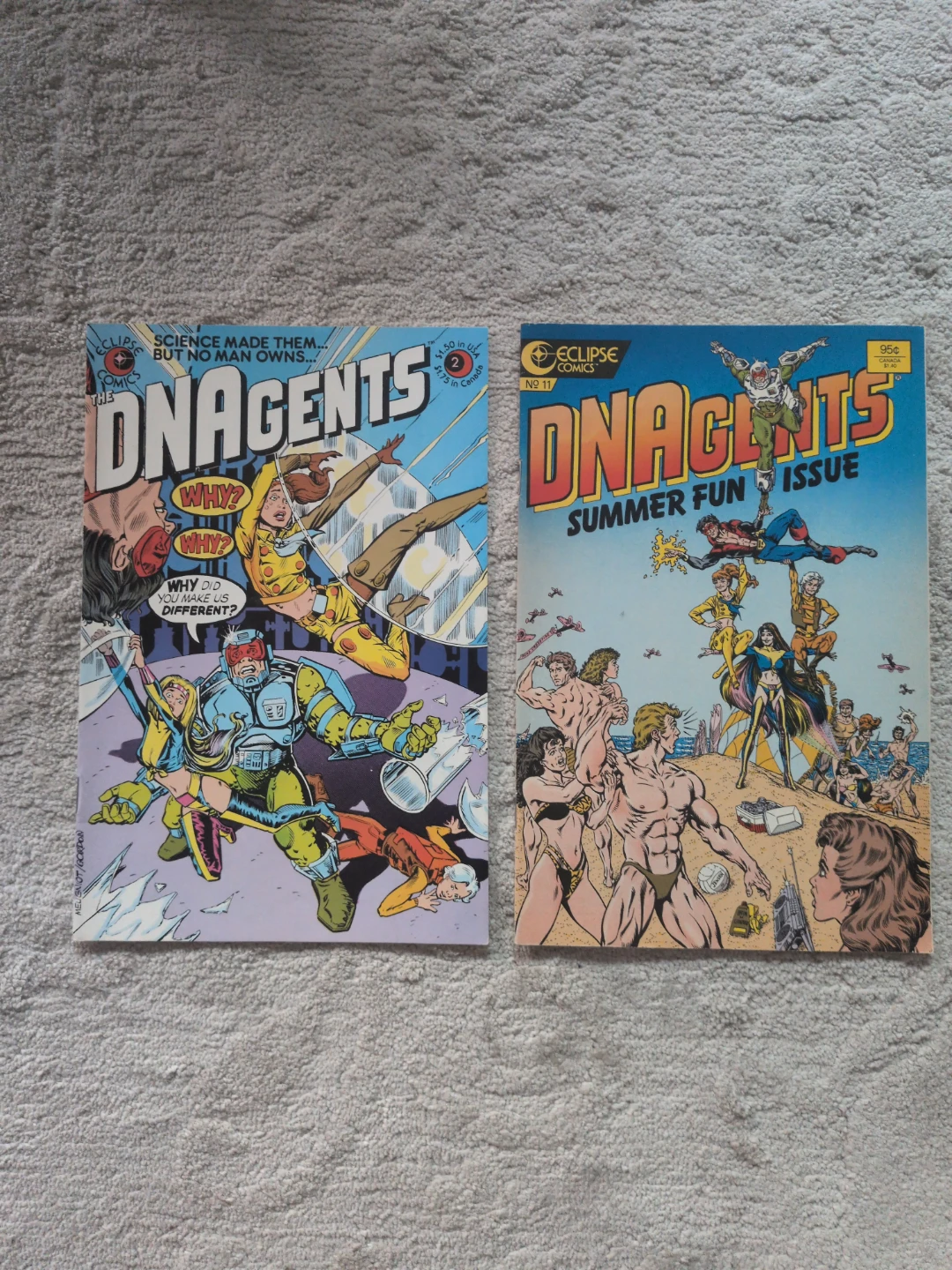 DNAgents Comic Books - Issues #3 & #11