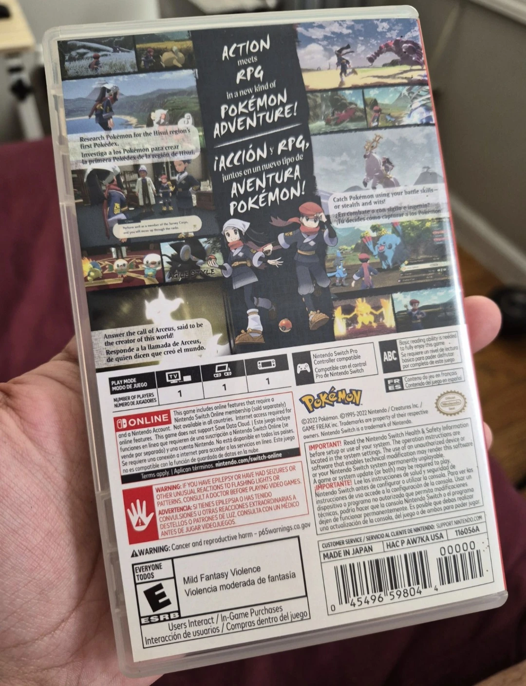 Pokemon Legends: Arceus (Nintendo Switch) - photo 2