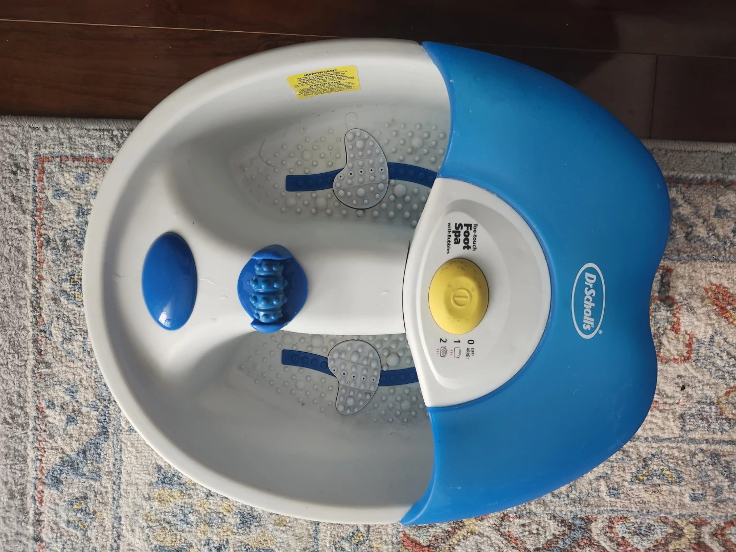 Dr. Scholl's Toe-Touch Foot Spa with Bubbles - photo 5
