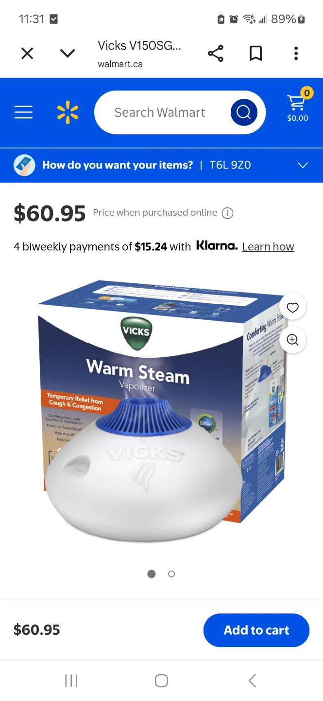 Vicks Warm Steam Humidifier / Vaporizer - photo 4
