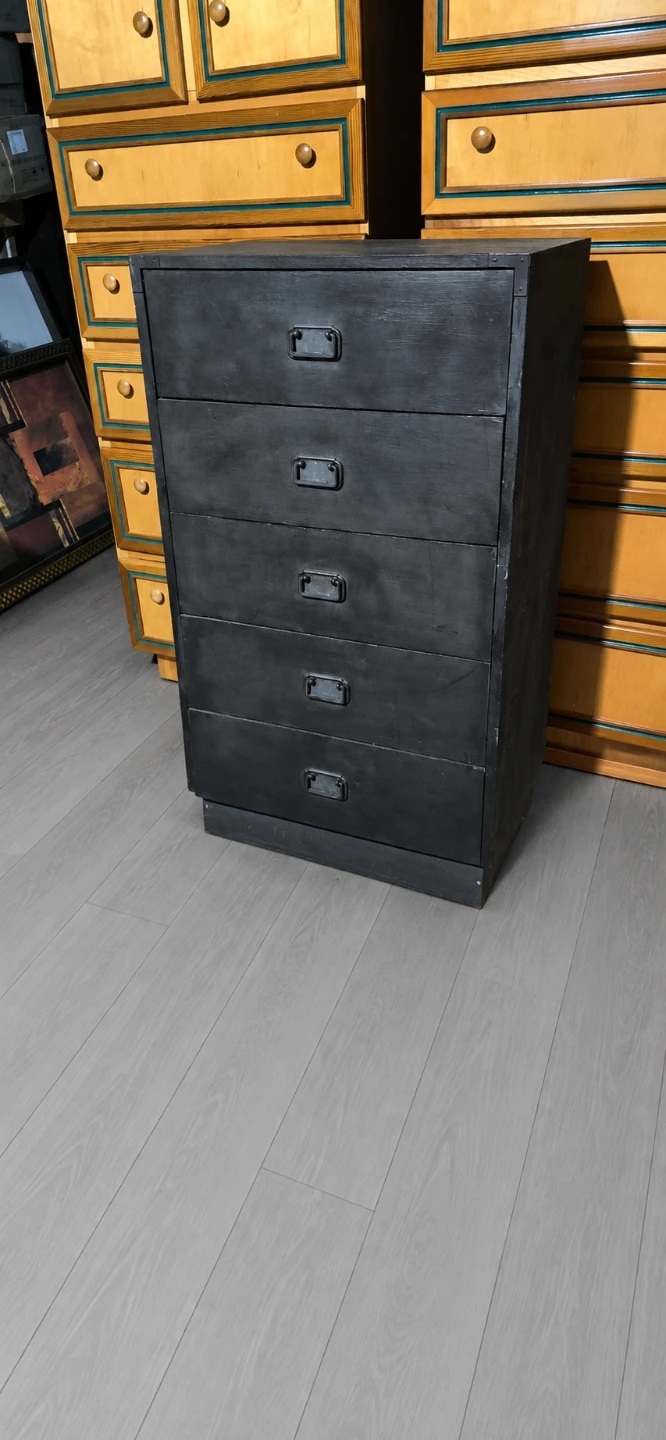 5-Drawer Chest of Drawers - Dark Grey - photo 3