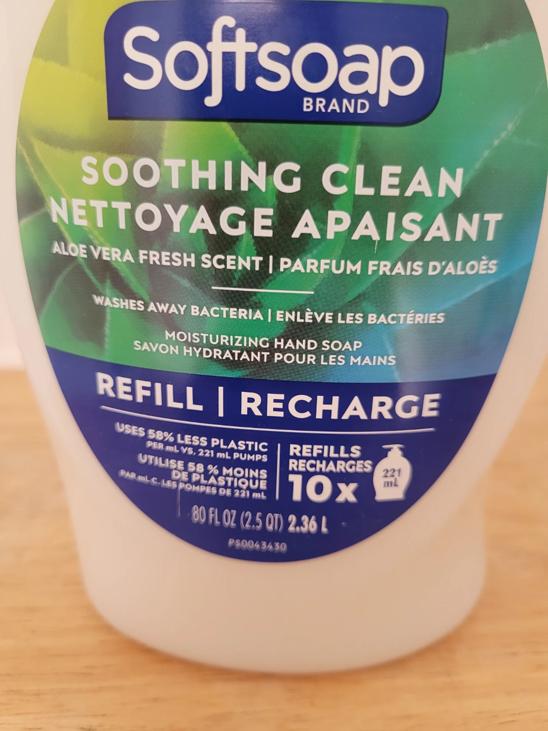 Softsoap Soothing Clean Aloe Vera Moisturizing Hand Soap Refill - photo 2