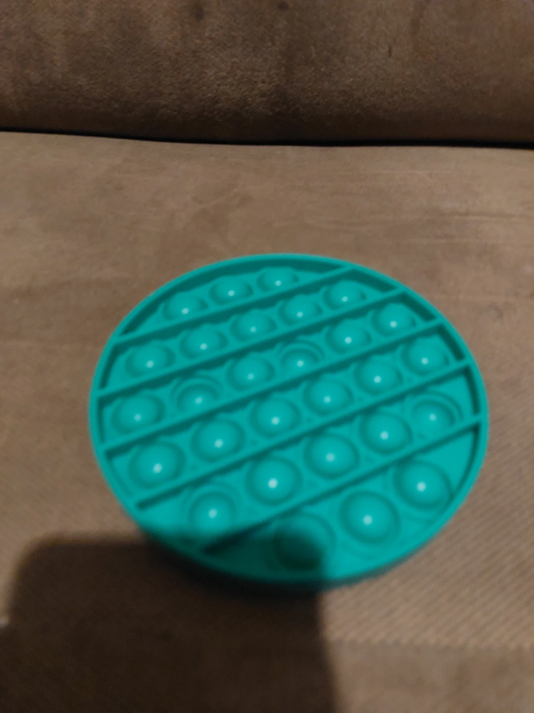 Teal Round Pop-It Fidget/sensory Toy