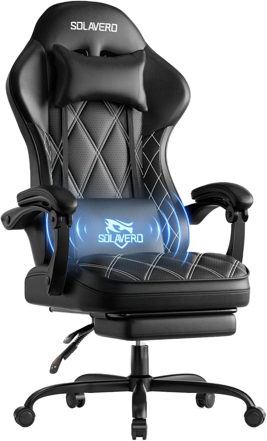 BNIB - SOLAVERO Gaming Chair with Lumbar Support