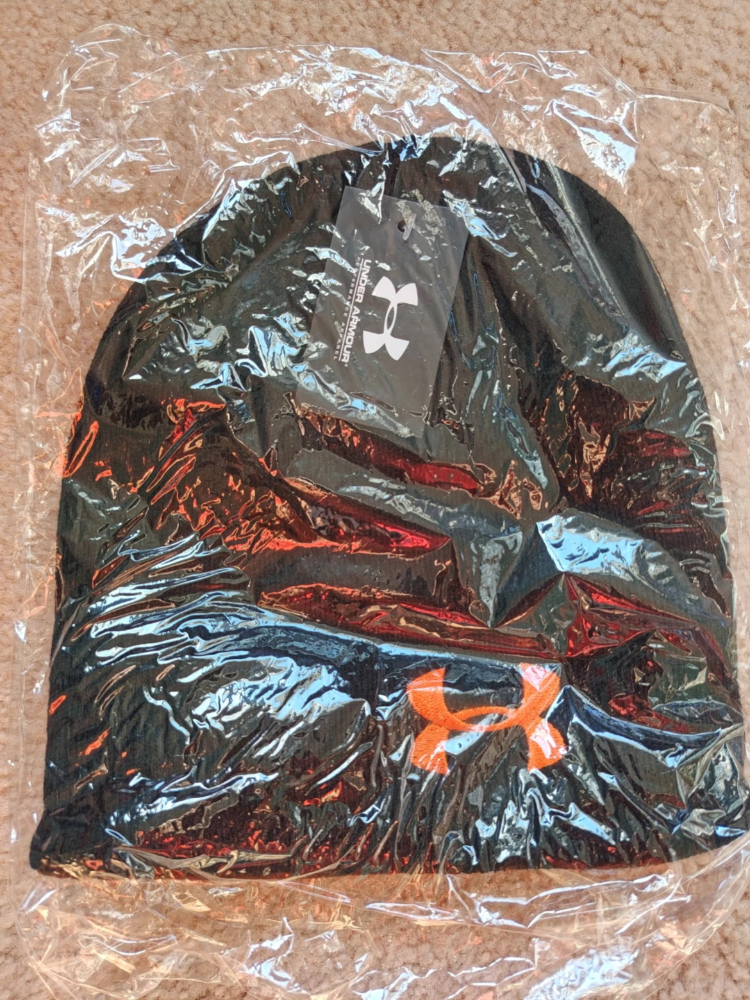 Under Armour Beanie Hat - Black/Orange - photo 2