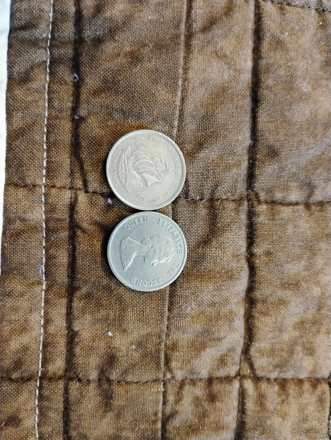 Two East Caribbean States Coins 10 Cents