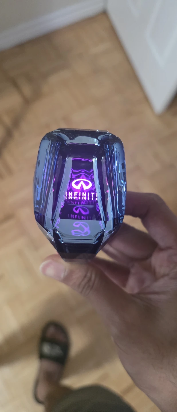 Infinity crystal gear handle