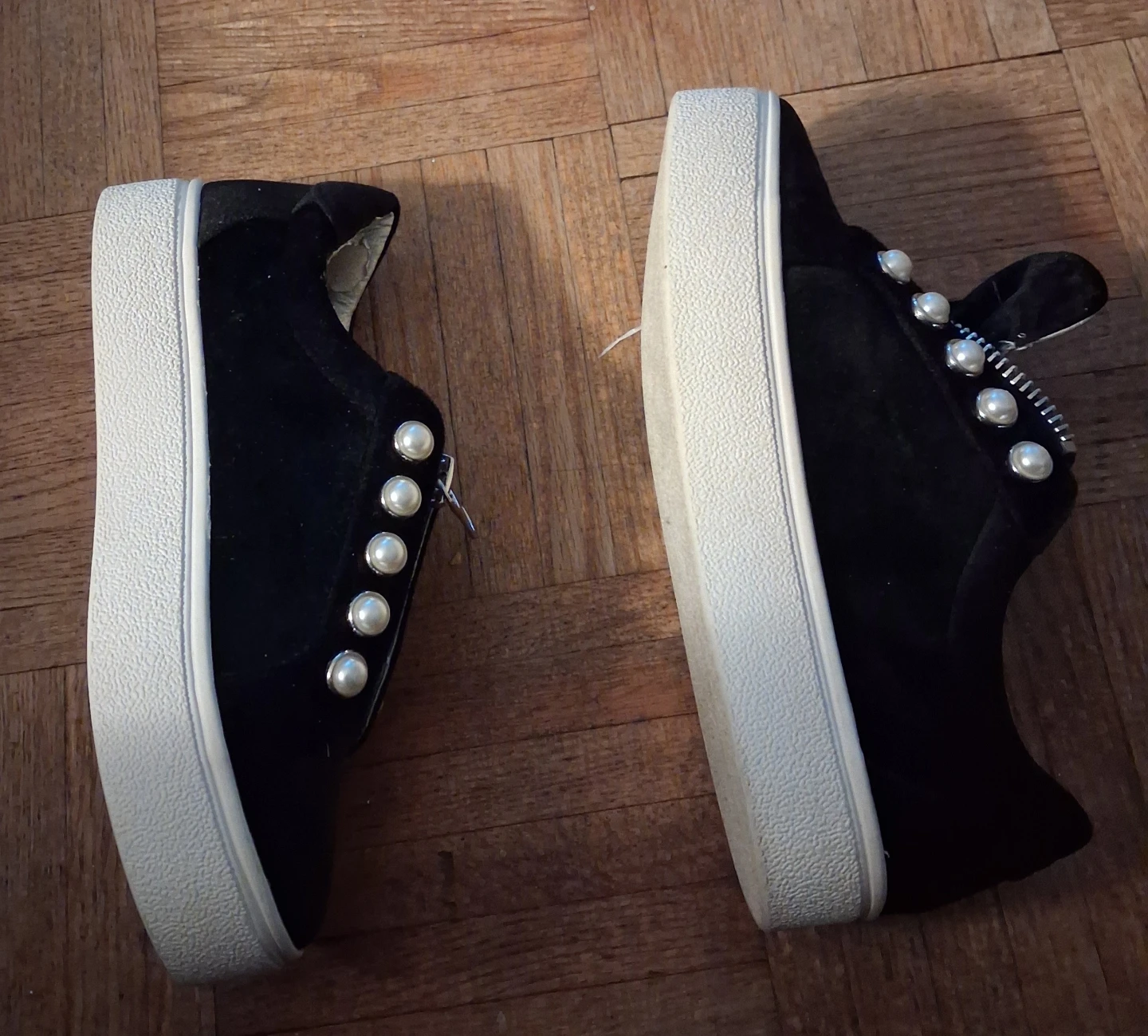 Steve Madden "Lynn" Black Platform Sneakers - photo 2