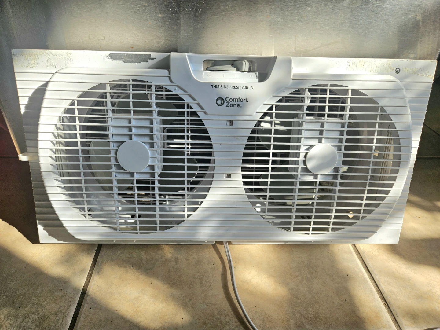 Comfort Zone Twin Window Fan