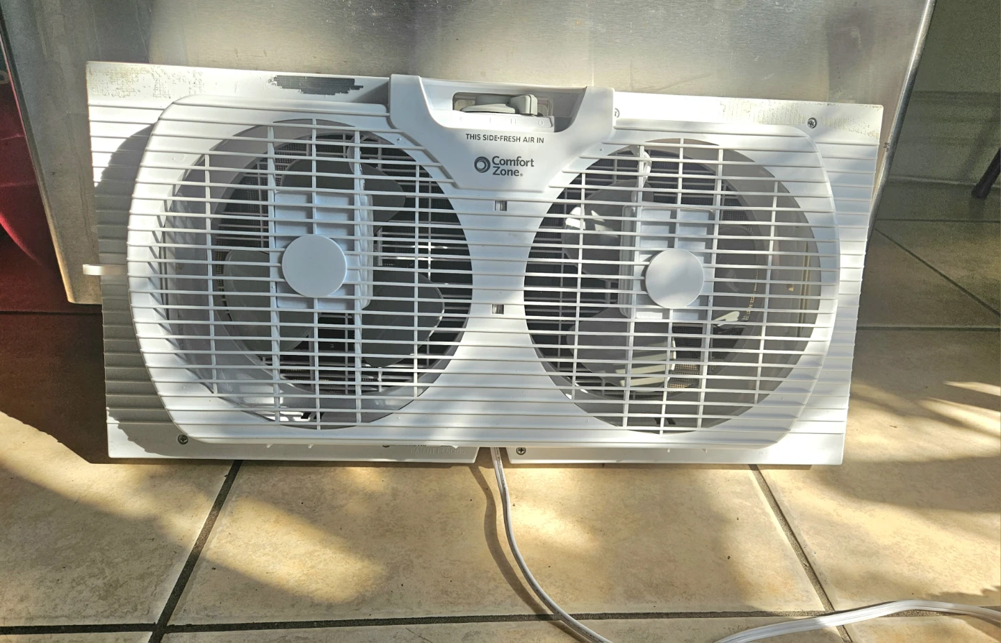 Comfort Zone Twin Window Fan - photo 2