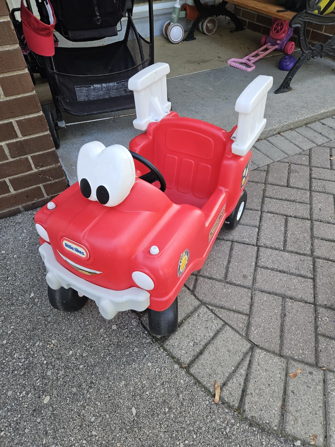 Little Tikes Red Fire Truck Ride-On Toy