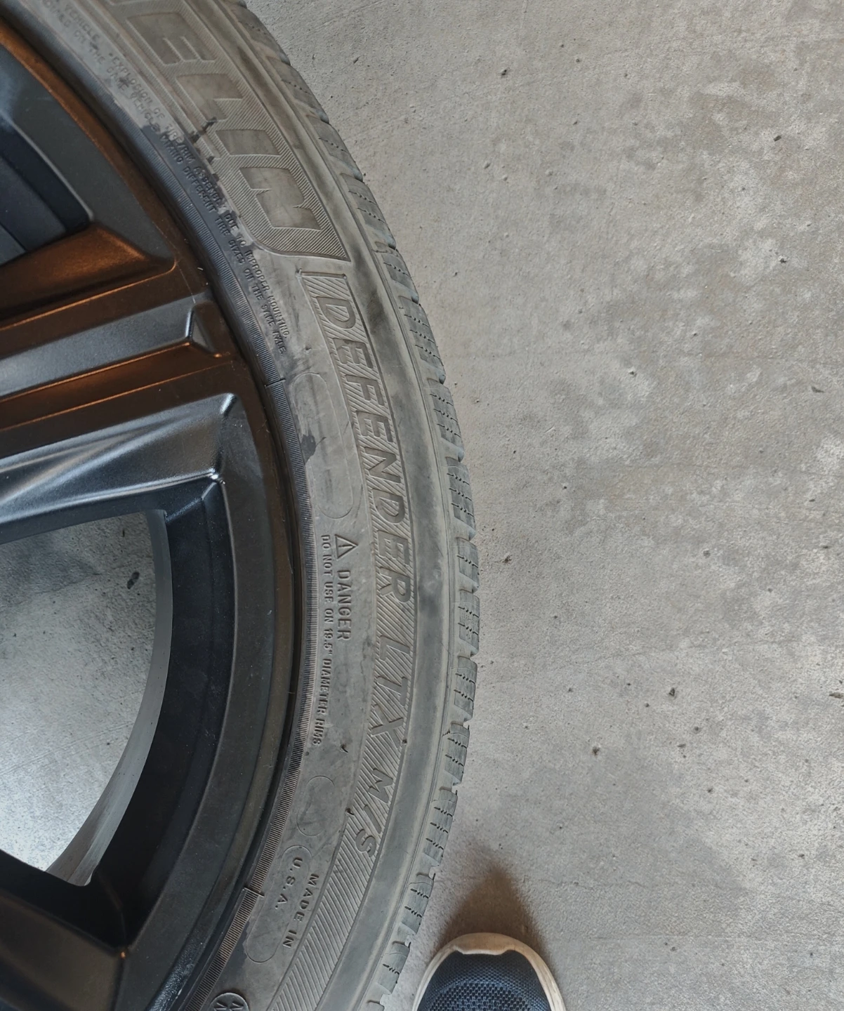 Michelin Defender LTX M/S Tires with Honda Rims - 255/55R19 - photo 5