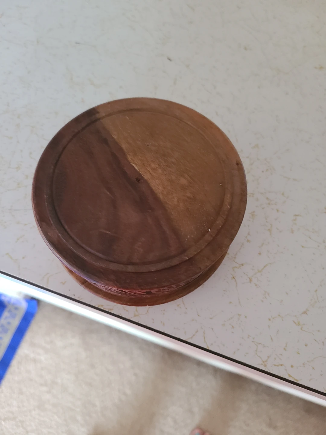 Carved Wooden Trinket Box - photo 3