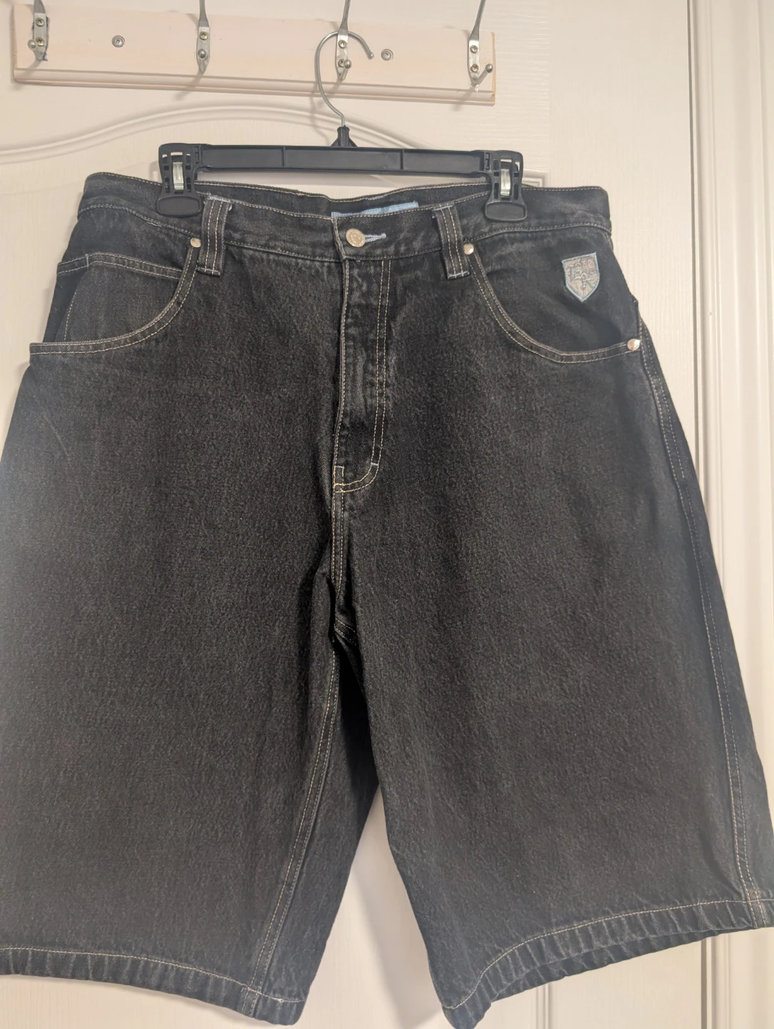 EXCO JEANS Men's Black Denim Shorts - photo 2