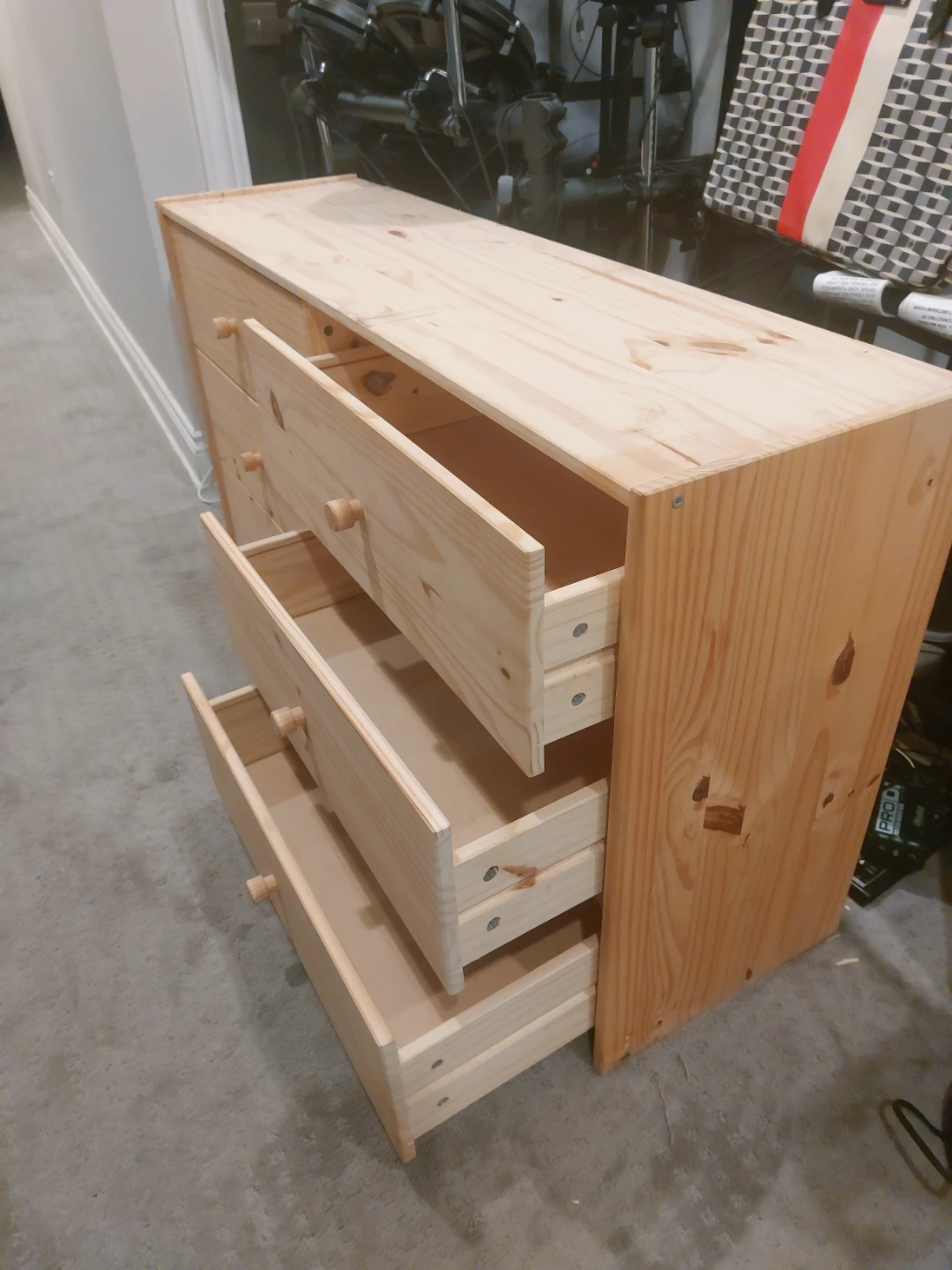 Solid Pine 6-Drawer Dresser - photo 4