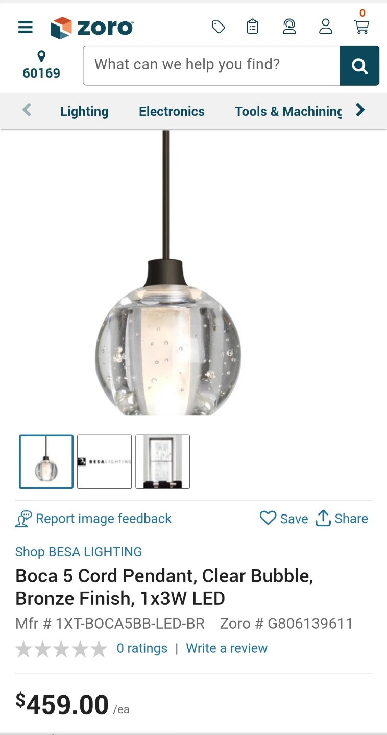 Besa Lighting Boca 5 Cord Pendant - photo 4